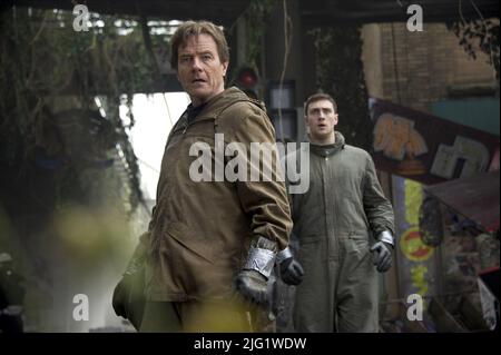 CRANSTON,TAYLOR-JOHNSON, GODZILLA, 2014 Stock Photo