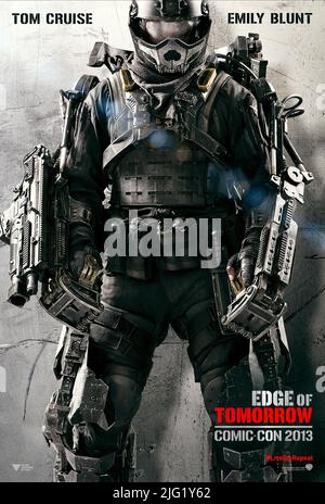 MOVIE POSTER, EDGE OF TOMORROW, 2014 Stock Photo