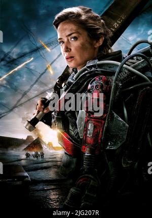 EMILY BLUNT, EDGE OF TOMORROW, 2014 Stock Photo