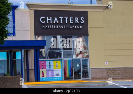 Chatters Salon Storefront. Chatters is a hair and beauty salon. It