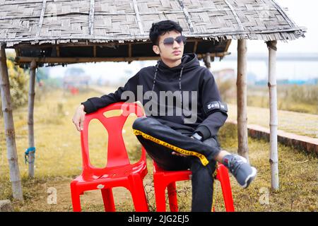 Single boy attitude pictures hi-res stock photography and images - Alamy