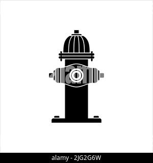 Fire Hydrant Icon, Fireplug Icon, Fire Pump Icon Vector Art ...