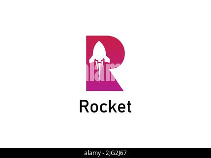 Vector Rocket Design Logo, elements, icons, symbols, abstract, set, shapes, innovative and creative inspiration for business company, template collect Stock Vector