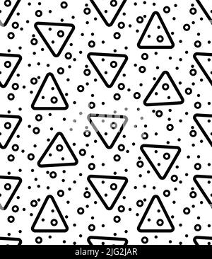 Potato Chips Icon Seamless Pattern, Crunchy Baked Or Deep Fried Slice Of Potato Snack Vector Art Illustration Stock Vector