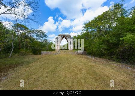 Arc de Kabah, Mexico Stock Photo