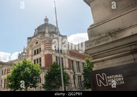 London- June 2022: Natural History Museum and Victoria & Albert Museums in South Kensington Stock Photo