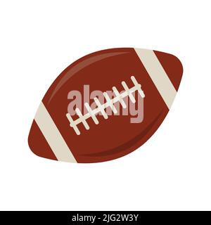 American football ball vector isolated on white background Stock Vector