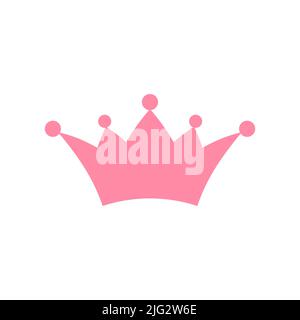 Princess crown icon vector isolated on white background Stock Vector