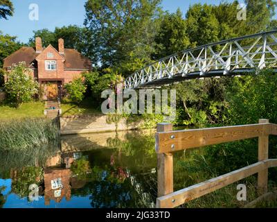 A quintessentially English rural scene, Little Wittenham is a tiny but beautiful village in rural Oxfordshire; it is partnered - needless to say - by Stock Photo