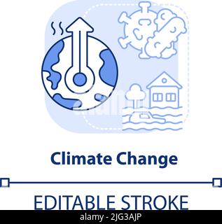 Study climate change abstract concept vector illustration Stock Vector ...