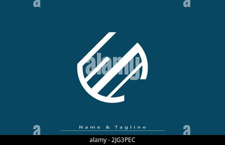Alphabet letters Initials Monogram logo FA , AF Stock Vector