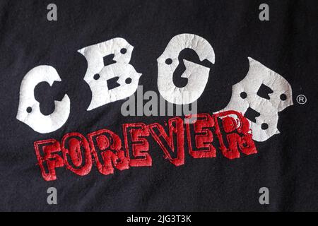 CBGB Forever Festival, Proudly supported by Little Stevens Underground Garage,Washington Square Park,August 31 2005,CGGB.Com Stock Photo