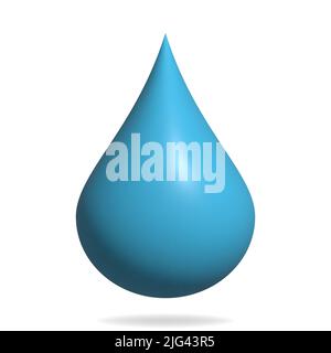 3D Drop Water Icon. Vector Illustration Stock Vector
