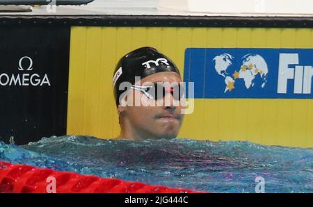 Justin Ress of USA Finale 50 M Backstroke Men during the 19th FINA ...