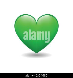 Heart Love Emoji Icon Object Symbol Gradient Vector Art Design Cartoon ...