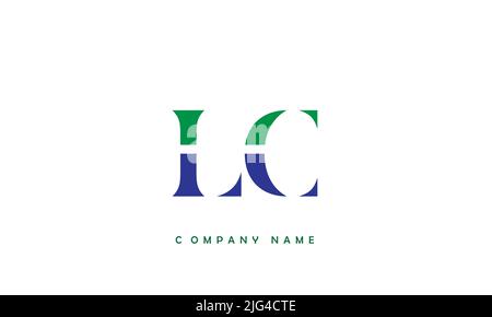 LC, CL Abstract Letters Logo Monogram Stock Vector