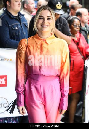 Sian Welby arrives for the TRIC Awards 2022 at the Grosvenor House Hotel in London. (Photo by Brett Cove / SOPA Images/Sipa USA)