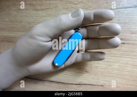 Schweizer Taschenmesser . Swiss Arymy Knife Stock Photo