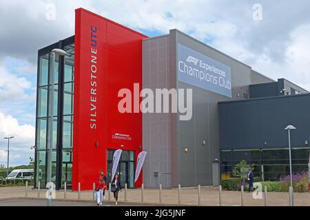 Silverstone UTC, F1 Experiences, Champions Club, building, -  Silverstone Circuit, Silverstone, Towcester, Northamptonshire, England, UK,  NN12 8TL Stock Photo