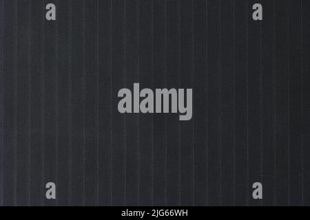 Black striped fabric textured background for design art work Stock Photo