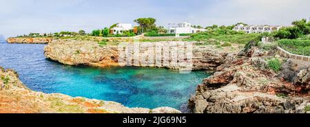 Cala Torre Del Ram, island of Menorca. Spain Stock Photo