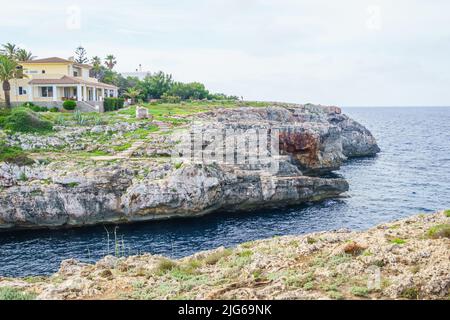 Cala Torre Del Ram, island of Menorca. Spain Stock Photo