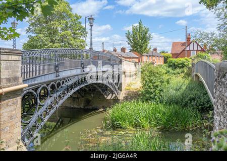 Tickford Bridge in Newport Pagnell in Buckinghamshire Stock Photo