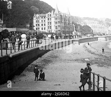 Douglas Promenade, Isle of Man, early 1900s Stock Photo