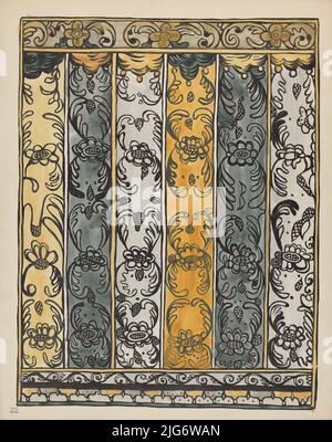 Plate 22: Wall Decoration, Laguna: From Portfolio "Spanish Colonial