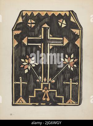 Plate 46: Straw Applique Design: From Portfolio "Spanish Colonial