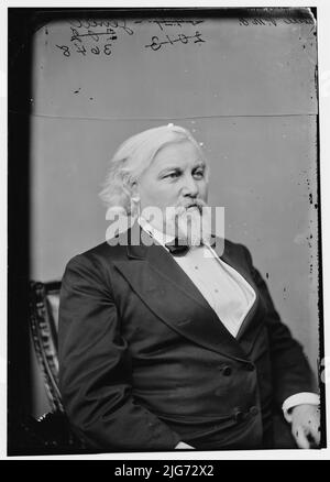 Hon. Marshall Jewell, Post-Master General, between 1870 and 1880. [Manufacturer, pioneer telegrapher, telephone entrepreneur, world traveller, and politician]. Stock Photo