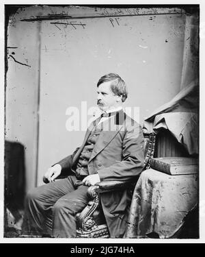Hon. Nathaniel Prentice Banks of Mass., between 1860 and 1875. [Speaker of the United States House of Representatives and Governor of Massachusetts]. Stock Photo