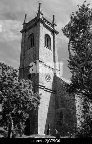 Views in and around St Michael's Parish Church, Helston, Cornwall Stock Photo