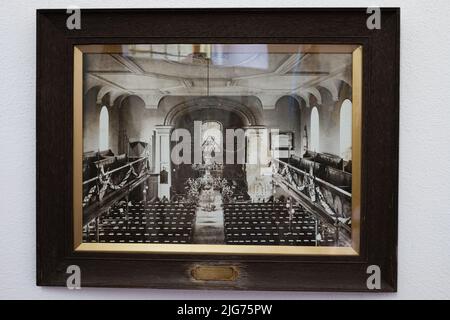 Views in and around St Michael's Parish Church, Helston, Cornwall Stock Photo