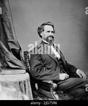 Hon. Omar Dwight Conger of Mich., between 1860 and 1875. [Lawyer and politician; played an important role in the establishment of the American Red Cross]. Stock Photo