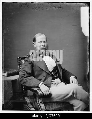 Hon. J.A. Campbell, between 1860 and 1875. [Politician, soldier: Lieutenant Colonel in the Union Army; Governor of the Wyoming Territory]. Stock Photo