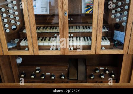 Views in and around St Michael's Parish Church, Helston, Cornwall Stock Photo