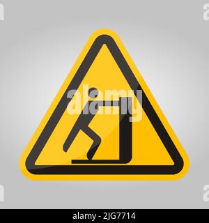Symbol No Reaching label Stock Vector