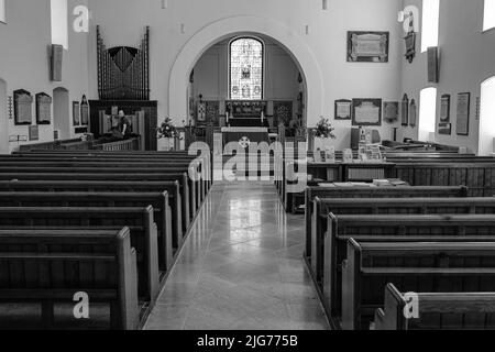 Views in and around St Michael's Parish Church, Helston, Cornwall Stock Photo