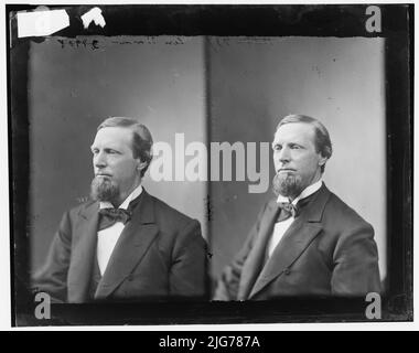 Levi Warner of Connecticut, 1865-1880. Warner, Hon. Levi of Conn., between 1865 and 1880. [Politician and lawyer]. Stock Photo