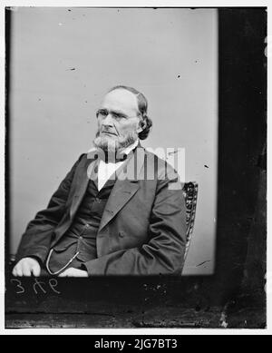 Mr. Jesse Grant, between 1855 and 1865. [Businessman, farmer, tanner, leather merchant - father of Ulysses S. Grant]. Stock Photo