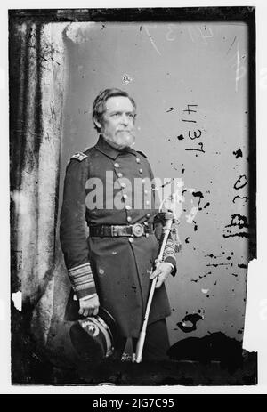 Adm. Foote, U.S.N., between 1855 and 1865. [Fought in the Second Opium War and the American Civil War]. Stock Photo