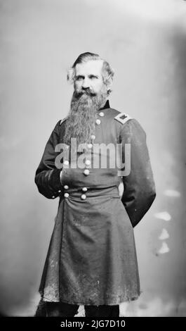 Gen. John C. Robinson, between 1855 and 1865. [Politician and soldier: Union Army officer in the American Civil War; Lieutenant Governor of New York]. Stock Photo