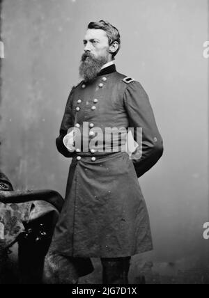 Gen. Stoneman, between 1855 and 1865. [Cavalry officer and politician]. General George Stoneman Junior Stock Photo