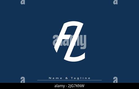 Alphabet letters Initials Monogram logo FL , LF Stock Vector
