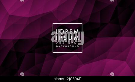 Dark prism pattern background in purple color gradient Stock Vector
