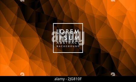 Burnt geometric pattern illustration. Abstract background design template. Stock Vector