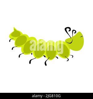 Vector clipart of animals and insects isolated on white background Stock Vector