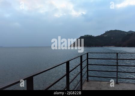 Stanley bay in Hong Kong city summer time Stock Photo