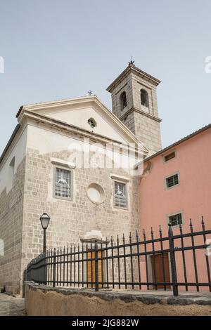 Benedictine Monastery and Church of St. Mary of the Angels in the Old Town, Town of Krk, Island of Krk, Kvarner Bay, Primorje-Gorski kotar County, Croatia, Europe Stock Photo